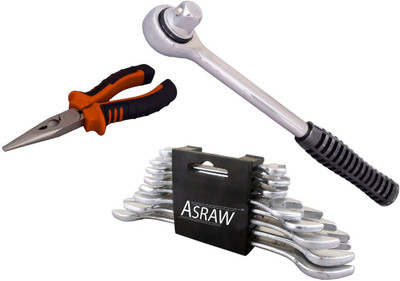 

Asraw Hand Tool Kit(11 Tools), Multicolor