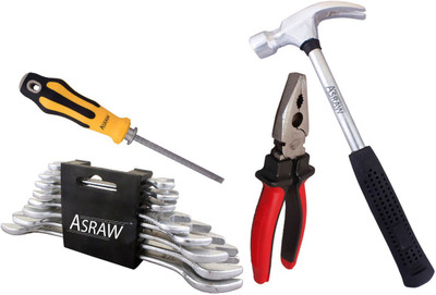 

Asraw Hand Tool Kit(12 Tools), Multicolor