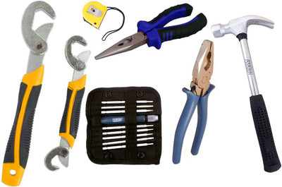 

Asraw Hand Tool Kit(7 Tools), Multicolor