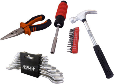 

Asraw Hand Tool Kit(12 Tools), Multicolor