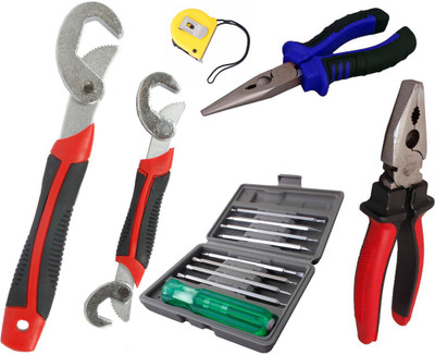 

Asraw Hand Tool Kit(6 Tools), Multicolor