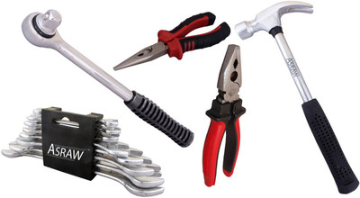 

Asraw Hand Tool Kit(13 Tools), Multicolor