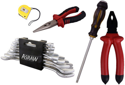 

Asraw Hand Tool Kit(13 Tools), Multicolor