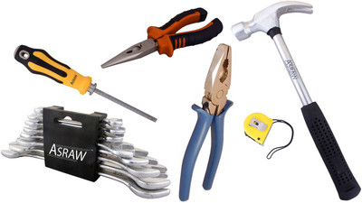 

Asraw Hand Tool Kit(14 Tools), Multicolor