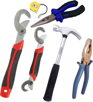 

Asraw Hand Tool Kit(6 Tools), Multicolor