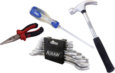 

Asraw Hand Tool Kit(12 Tools), Multicolor