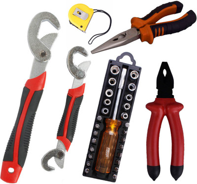 

Asraw Hand Tool Kit(6 Tools), Multicolor