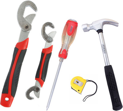 

Asraw Hand Tool Kit(5 Tools), Multicolor