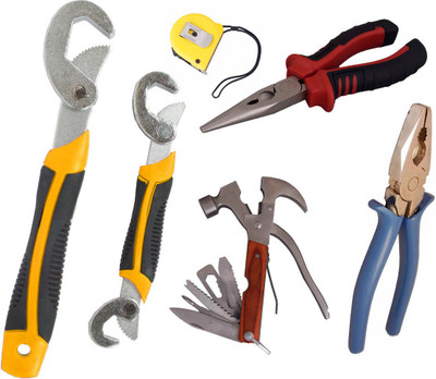 

Asraw Hand Tool Kit(6 Tools), Multicolor
