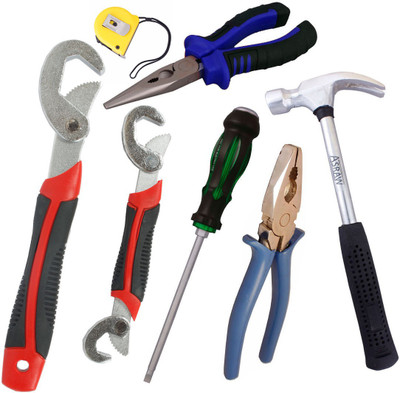 

Asraw Hand Tool Kit(7 Tools), Multicolor