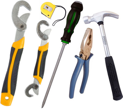

Asraw Hand Tool Kit(6 Tools), Multicolor