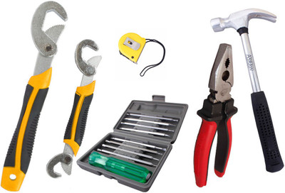

Asraw Hand Tool Kit(6 Tools), Multicolor