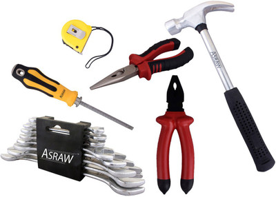 

Asraw Hand Tool Kit(14 Tools), Multicolor