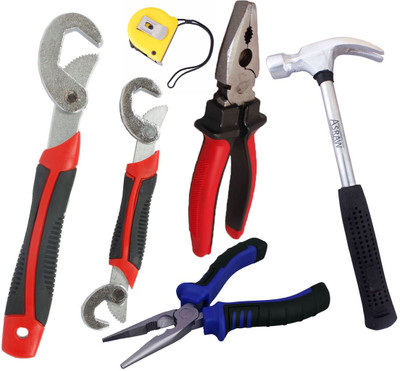 

Asraw Hand Tool Kit(6 Tools), Multicolor
