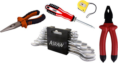 

Asraw Hand Tool Kit(13 Tools), Multicolor