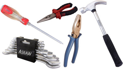 

Asraw Hand Tool Kit(13 Tools), Multicolor