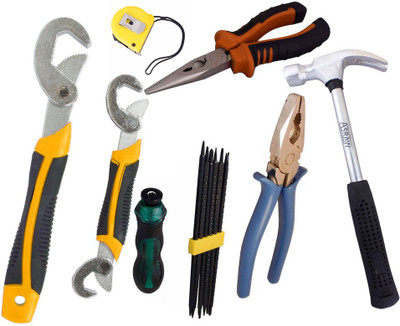 

Asraw Hand Tool Kit(7 Tools), Multicolor