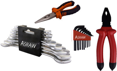 

Asraw Hand Tool Kit(12 Tools), Multicolor