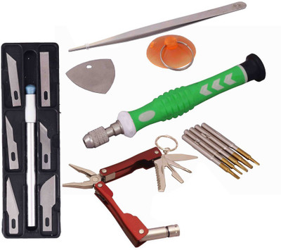 

Asraw Hand Tool Kit(6 Tools), Green