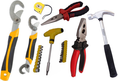 

Asraw Hand Tool Kit(7 Tools), Multicolor