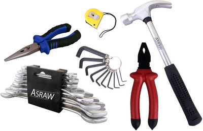 

Asraw Hand Tool Kit(14 Tools), Multicolor