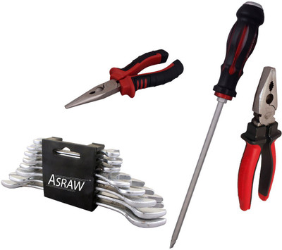 

Asraw Hand Tool Kit(12 Tools), Multicolor