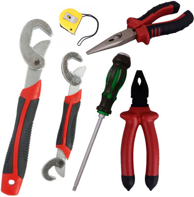 

Asraw Hand Tool Kit(6 Tools), Multicolor