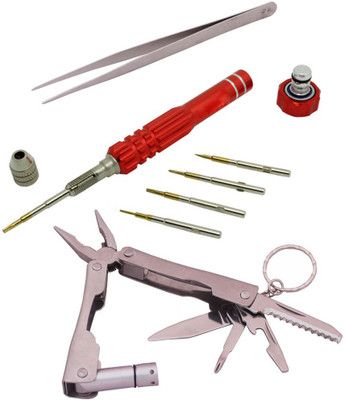 Asraw Hand Tool Kit(3 Tools), Red