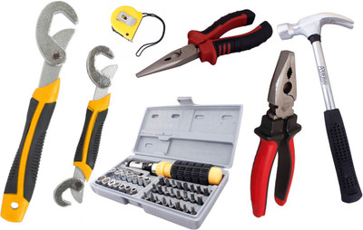 

Asraw Hand Tool Kit(7 Tools), Multicolor