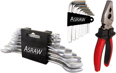 

Asraw Hand Tool Kit(11 Tools), Multicolor