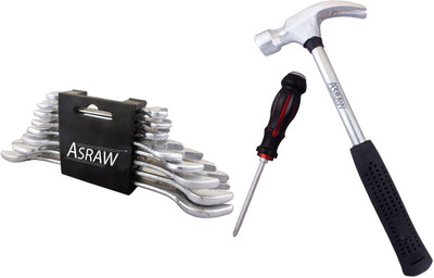 

Asraw Hand Tool Kit(11 Tools), Multicolor