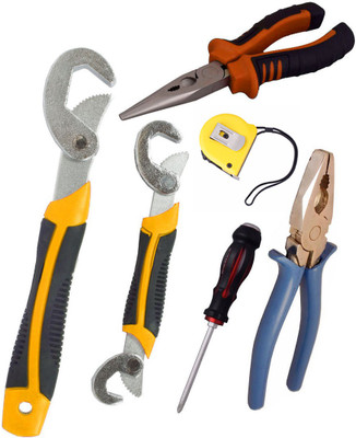 

Asraw Hand Tool Kit(6 Tools), Multicolor