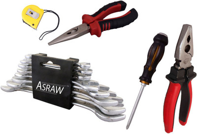 

Asraw Hand Tool Kit(13 Tools), Multicolor