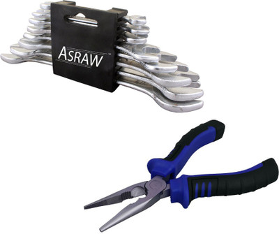 

Asraw Hand Tool Kit(10 Tools), Multicolor