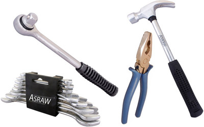 

Asraw Hand Tool Kit(12 Tools), Multicolor