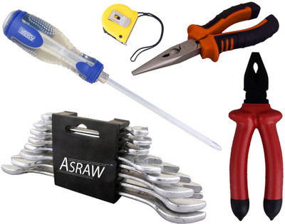 

Asraw Hand Tool Kit(13 Tools), Multicolor