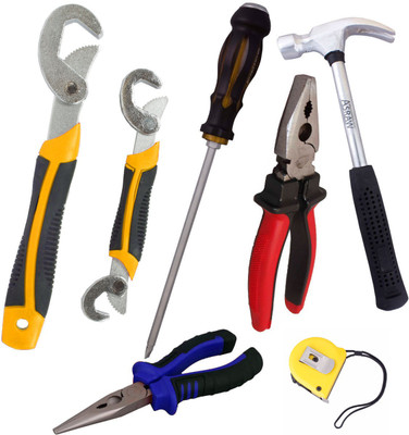 

Asraw Hand Tool Kit(7 Tools), Multicolor