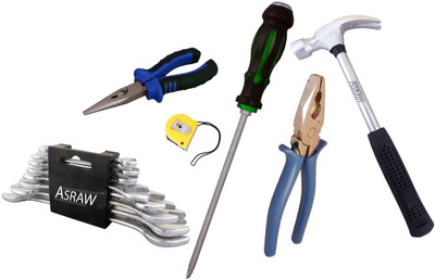 

Asraw Hand Tool Kit(14 Tools), Multicolor