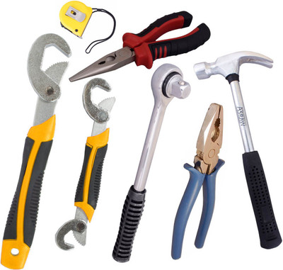 

Asraw Hand Tool Kit(7 Tools), Multicolor
