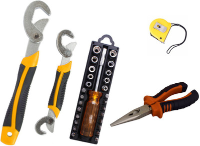 

Asraw Hand Tool Kit(5 Tools), Multicolor