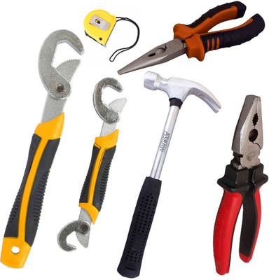 

Asraw Hand Tool Kit(6 Tools), Multicolor
