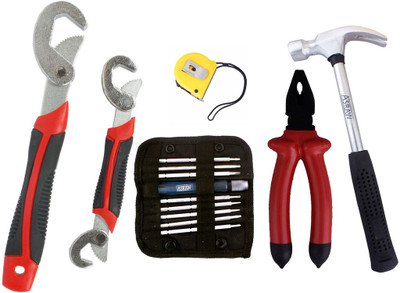 

Asraw Hand Tool Kit(6 Tools), Multicolor
