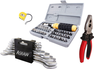 

Asraw Hand Tool Kit(12 Tools), Multicolor