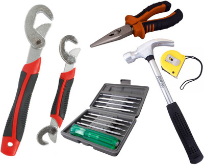 

Asraw Hand Tool Kit(6 Tools), Multicolor