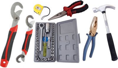 

Asraw Hand Tool Kit(7 Tools), Multicolor