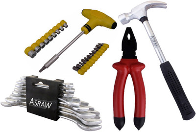 

Asraw Hand Tool Kit(12 Tools), Multicolor
