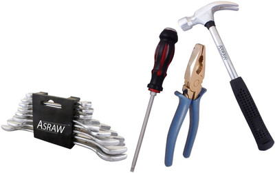 

Asraw Hand Tool Kit(12 Tools), Multicolor