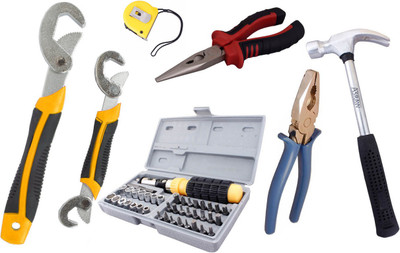 

Asraw Hand Tool Kit(7 Tools), Multicolor