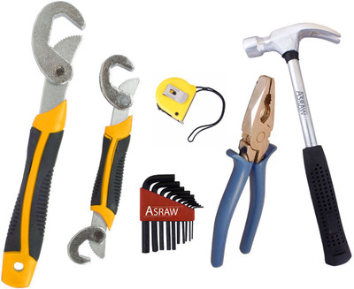 

Asraw Hand Tool Kit(6 Tools), Multicolor