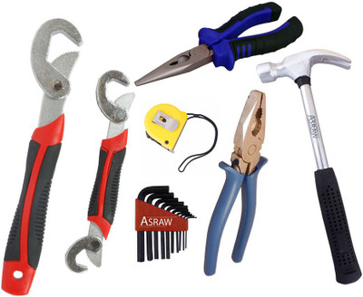 

Asraw Hand Tool Kit(7 Tools), Multicolor